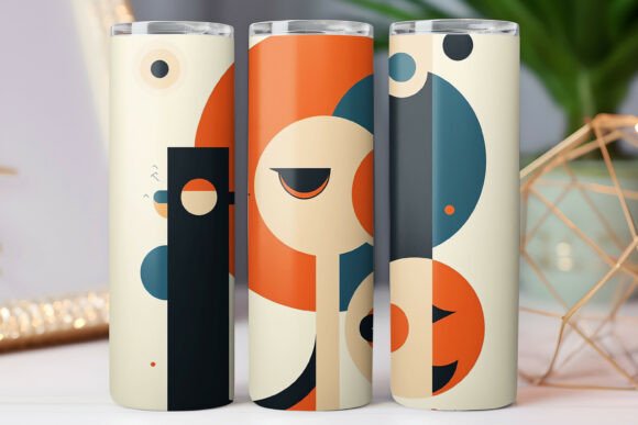 Abstract Tumbler Warp Design: Graphics for Tumbler Wraps