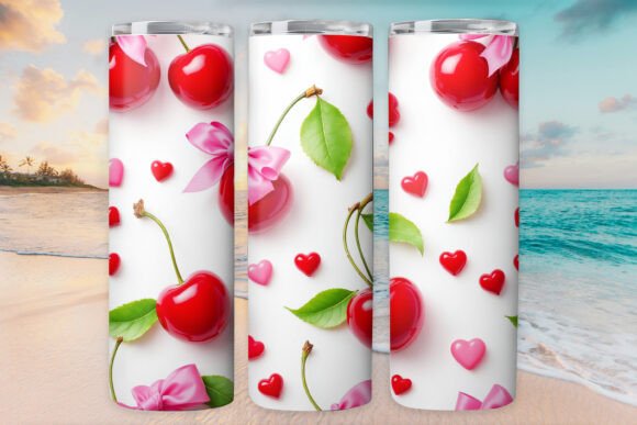 Cherry Girls Bow Tumbler Wrap Graphics Freebies Review