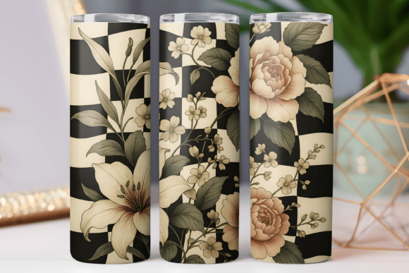 Floral Geometric Pattern Tumbler Wrap Free Graphics Review
