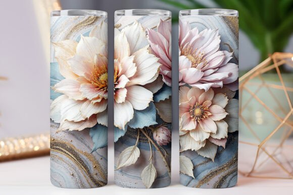Floral Tumbler Wrap Rose Flower Tumbler Graphics Review