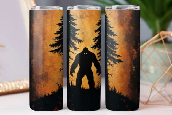 Jungle Bigfoot Tumbler Wrap Skinny 20oz: Freebie Graphics