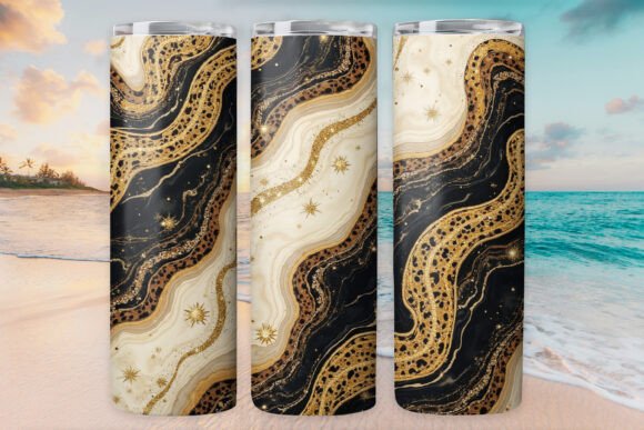 Leopard Glitter Tumbler Wrap 20oz Marble Graphics & Tumbler Wraps Review