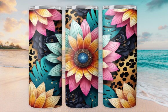 Leopard Glitter Tumbler Wrap Graphics Review