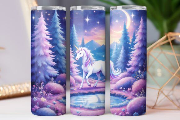 Magical Art Horse Tumbler Wrap Graphics Freebies