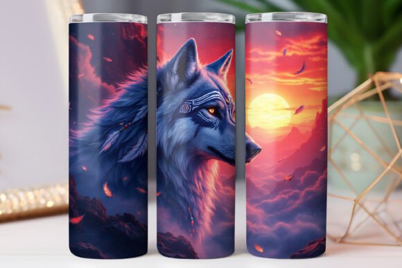 Magical Native American Tumbler Wrap Graphics & Freebies