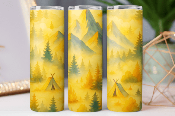 Mountain Outdoor Adventure Tumbler Wrap Graphics Review
