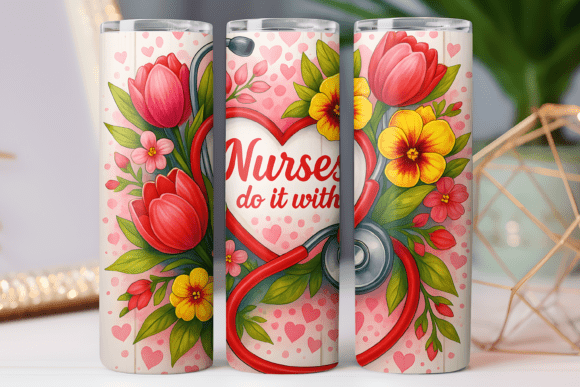 Nurse Tumbler Wrap Graphics: A Freebie Brand Design Review