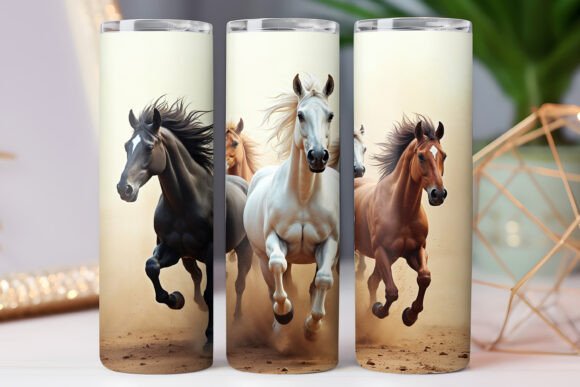 Running Horse Tumbler: Freebies & Graphics