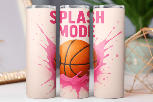 Splash Mode Basketball Tumbler Wrap 20oz