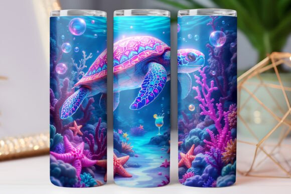 Water Sea Turtle Tumbler Wrap: Graphics & Tumbler Wraps Review