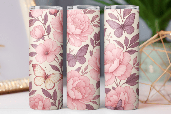 Watercolor Pattern Tumbler Wrap Floral: Graphics & Tumbler Wraps Review