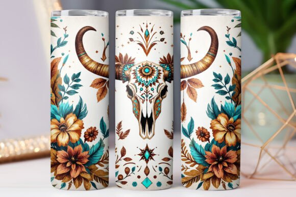 Western Cowboy Tumbler Wrap: Graphics & Freebies