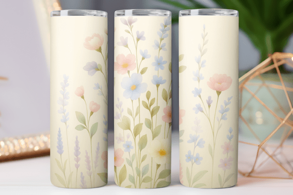 Wildflower Pattern Tumbler Wrap Graphics Review