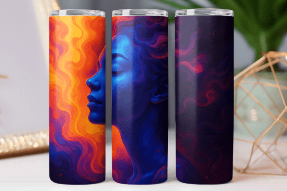 Women Abstract Pattern Tumbler Wrap 20oz: Graphics & Freebies Review